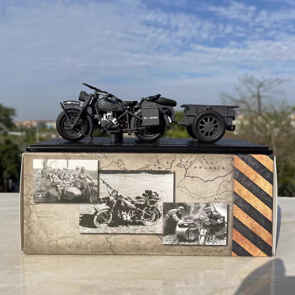 Mô Hình Xe Mô Tô BMW R75 SS18 Tỉ Lệ 1:24 Bằng Hợp Kim Cao Cấp