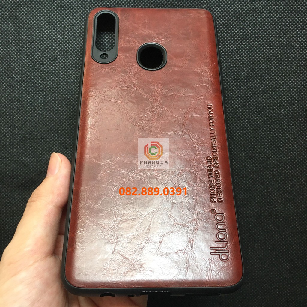 Ốp lưng Samsung Galaxy A20S chất liệu da sang trọng