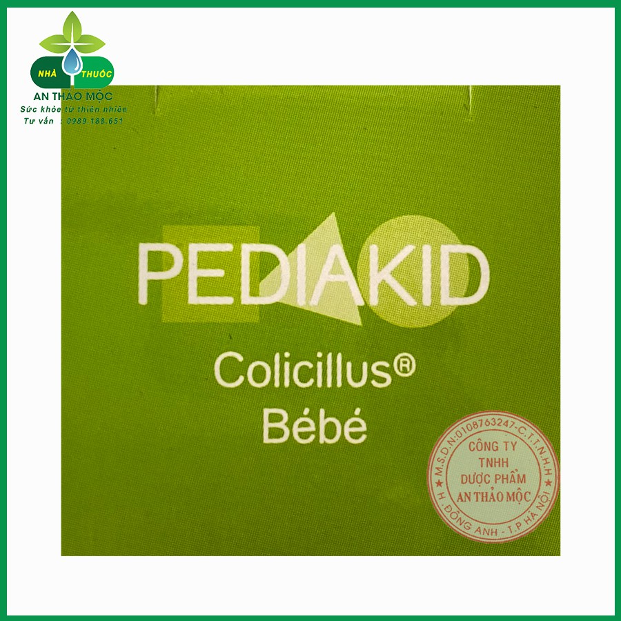 Pediakid Colicilus BéBé.Men Vi Sinh Nhỏ Giọt Giúp Bé Tiêu Hóa Tốt,Hấp Thụ Dinh Dưỡng