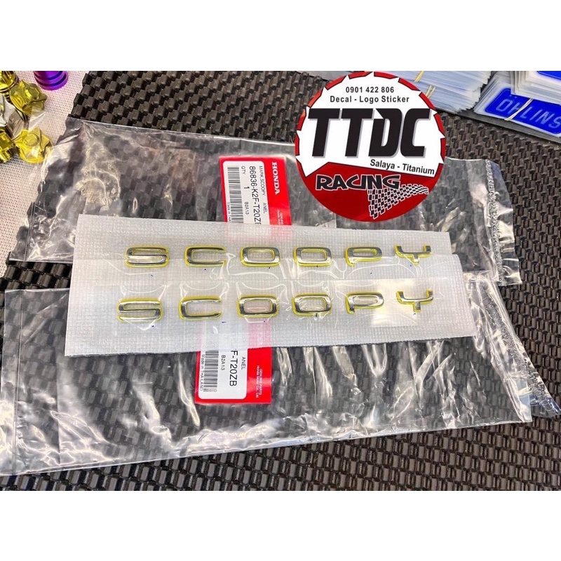 Tem Scoopy Chính Hãng Honda đủ màu