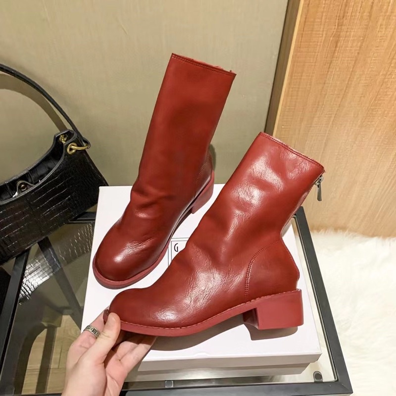 Boot guidi khoá sau da thật fullbox