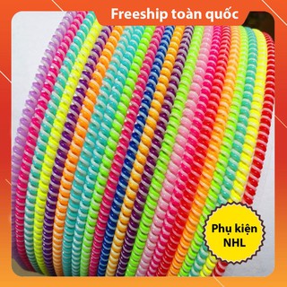 Dây cuốn sạc điện thoại dùng cho tất cả cáp sạc và tai nghe tránh đứt gẫy - Combo 7 cái