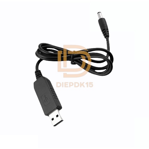 Cáp chuyển đổi điện áp từ cổng USB 5V sang 9V/12V cho Modem/Router WiFi