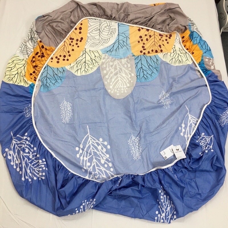 Bộ ga chun và 2 vỏ gối cotton poly mềm mịn được chọn mẫu