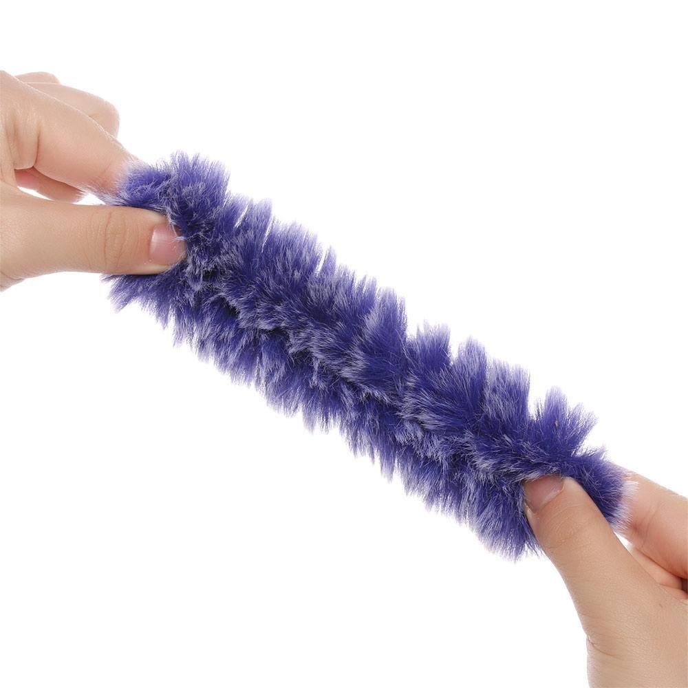 Dây Cột Tóc Scrunchies Phủ Lông Nhung Thời Trang Xinh Xắn