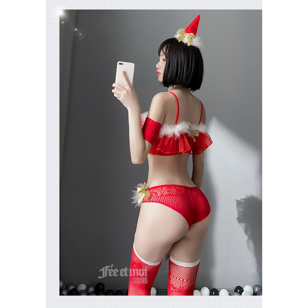 Đồ lót bikini Giáng Sinh sexy, đồ ngủ hóa trang giáng sinh gợi cảm TK2466 | BigBuy360 - bigbuy360.vn