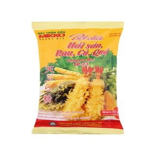 Bột chiên hải sản, rau, củ, quả Tempura Mix Mikko gói 150g