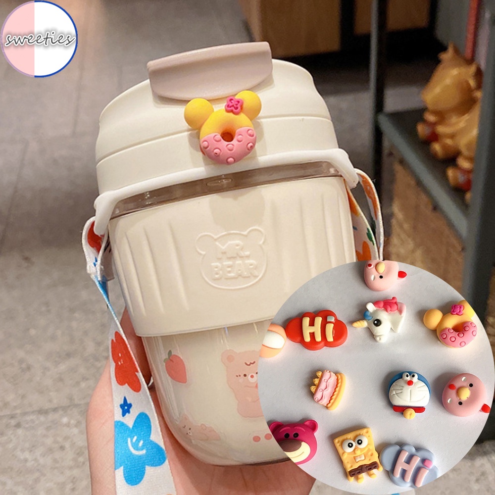 Miếng Dán Trang Trí Laptop / Máy Tính Hình Bình Nước 3D Dễ Thương DIY