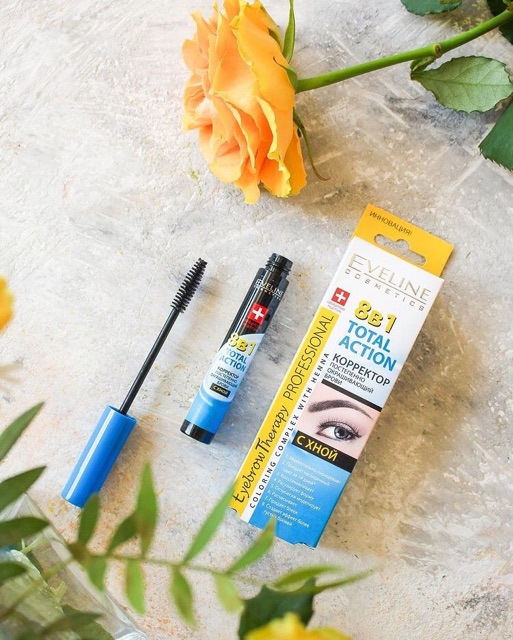 Dưỡng chân mày Eveline 8B1 Total Action Eyebrow Therapy 10ml | BigBuy360 - bigbuy360.vn