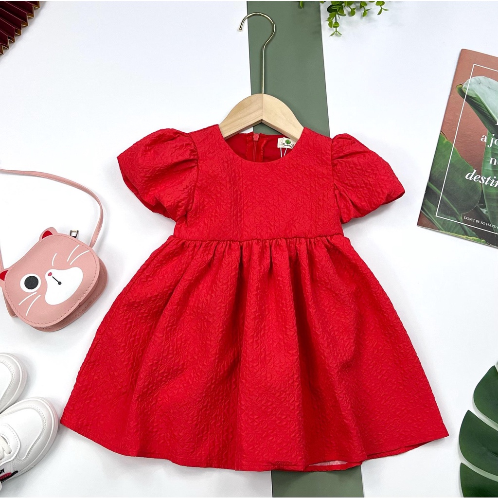 Váy vải phồng bé gái LITIBABY, size 1 đến 7 Tuổi [PH498]