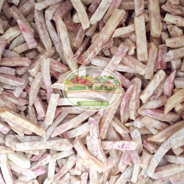 Khoai môn sấy giòn không đường - Đặc sản Đà lạt