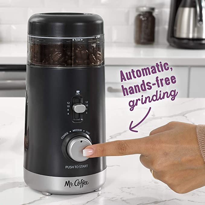 Máy xay cà phê Mr. Coffee Multi-Grind 12-Cup Automatic Coffee Grinder