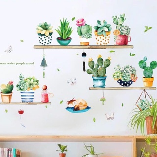 Decal dán tường Tranh Dán tường Lá Cây phong cách Vintage Zooyoo