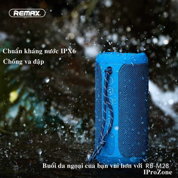 Loa bluetooth du lịch chống nước , chống va đập Remax RB-M28 Pro