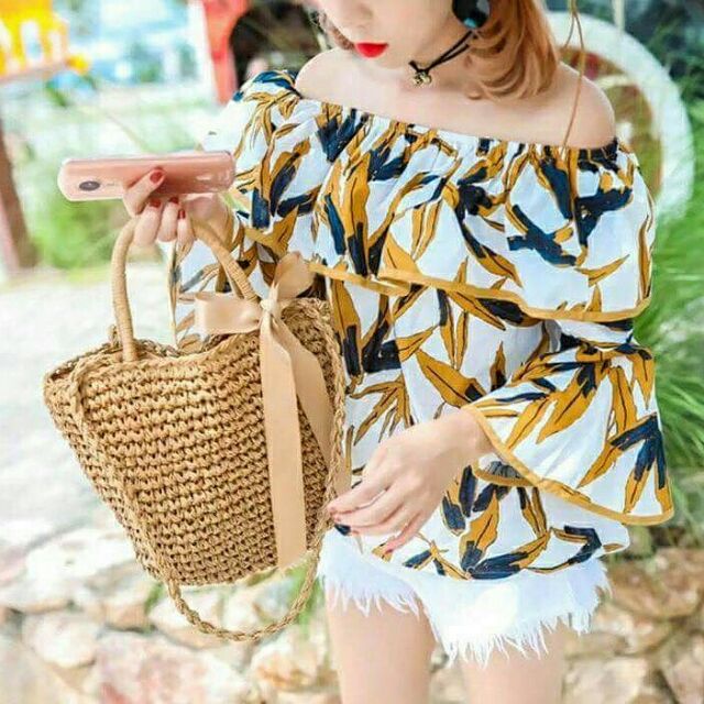 túi cói nơ vintage | BigBuy360 - bigbuy360.vn