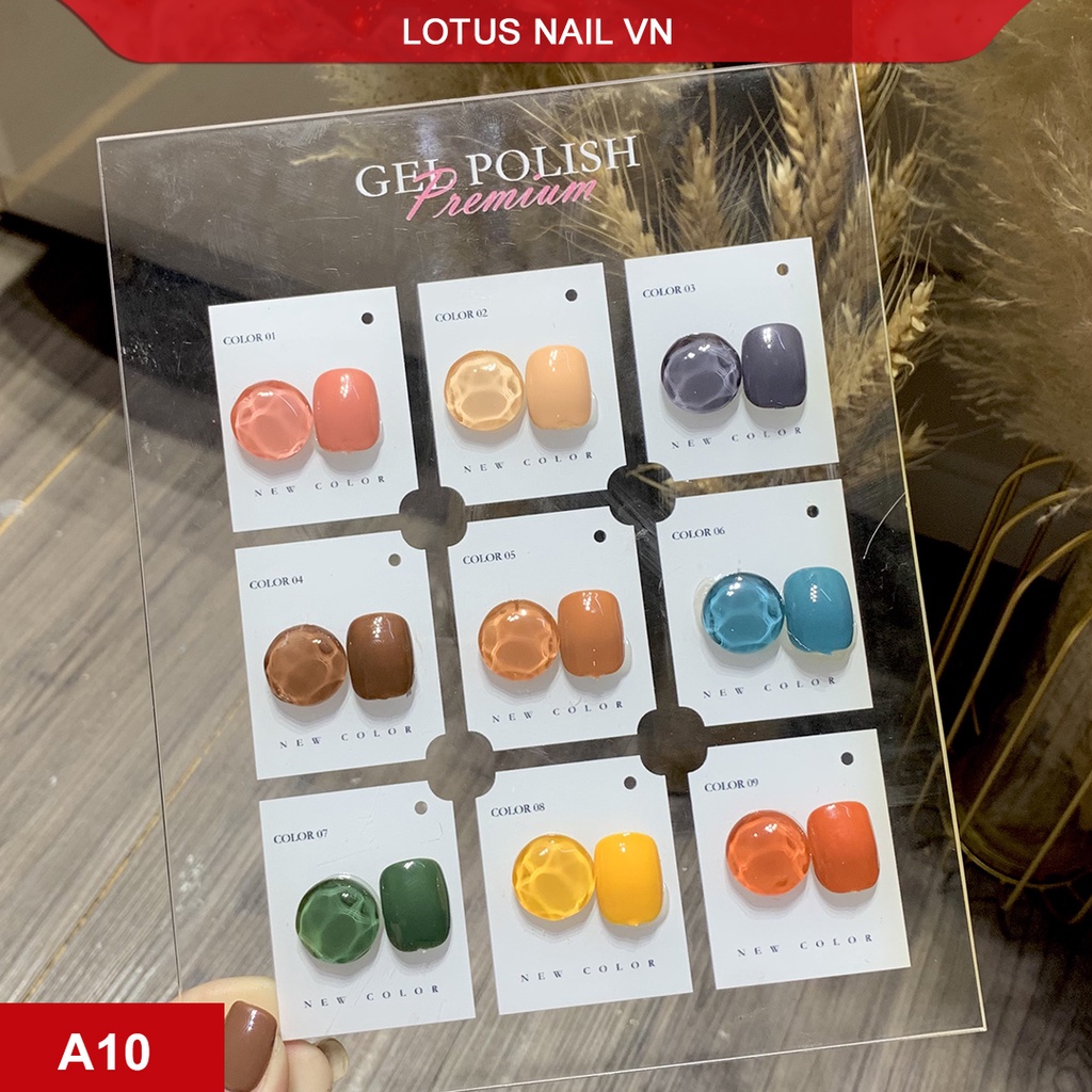 Set sơn gel Vendeeni 9 màu cao cấp - made in Japan chai 15ml tặng kèm bảng màu