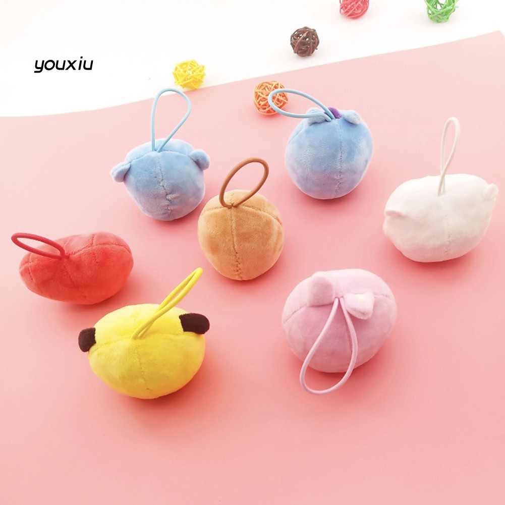 Móc Khóa Hình Thú Nhồi Bông Bt21 Dễ Thương