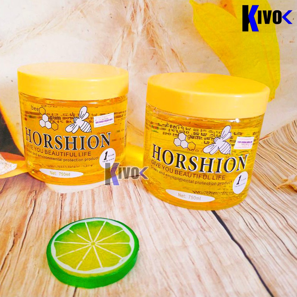 Wax Lông Gel Horshion Mật Ong 750ml - Tẩy Lông - Wax Lông Nách,Chân,Tay Kivo.