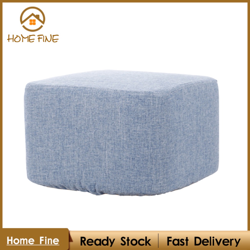Vỏ bọc ghế đôn gác chân Home Fine bằng vải lanh