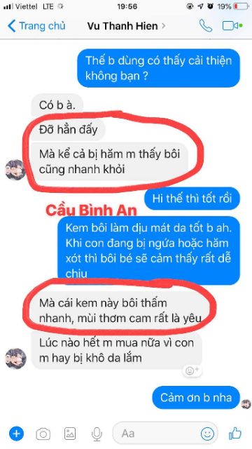 Kem bôi da trẻ em Cầu Bình An