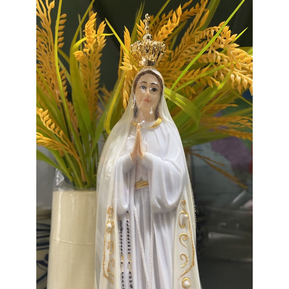 Tượng công giáo - Mẹ Fatima Mẫu Ý cao cấp 30cm