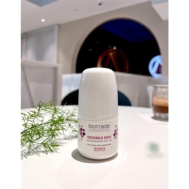 LĂN KHỬ MÙI NGĂN NGỪA MỒ HÔI, KHÔ THOÁNG, HƯƠNG THƠM DỄ CHỊU ODOREX DEO BY BIOTRADE 40 ML