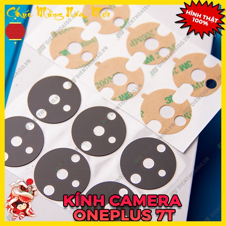 Kính camera oneplus 7t kèm keo dán
