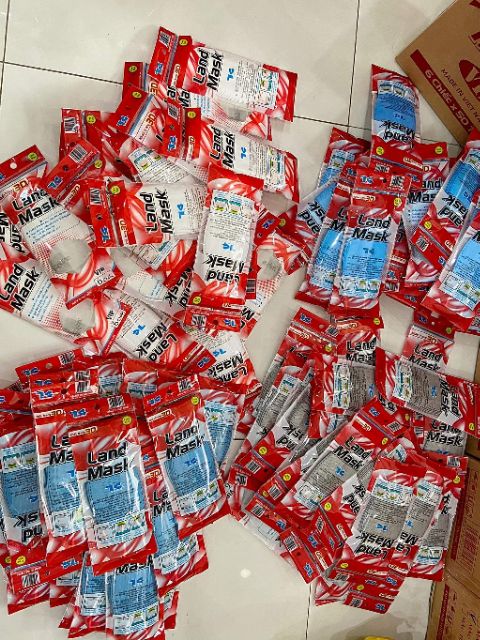 [Mã FAMAYFA2 giảm 10K đơn 50K] 🇻🇳 Khẩu trang đen Land Mask gói 6 cái. Hàng xuất khẩu | BigBuy360 - bigbuy360.vn