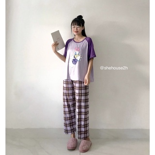 Set đồ bộ mặc nhà hot trend chất thun Quảng Châu She House