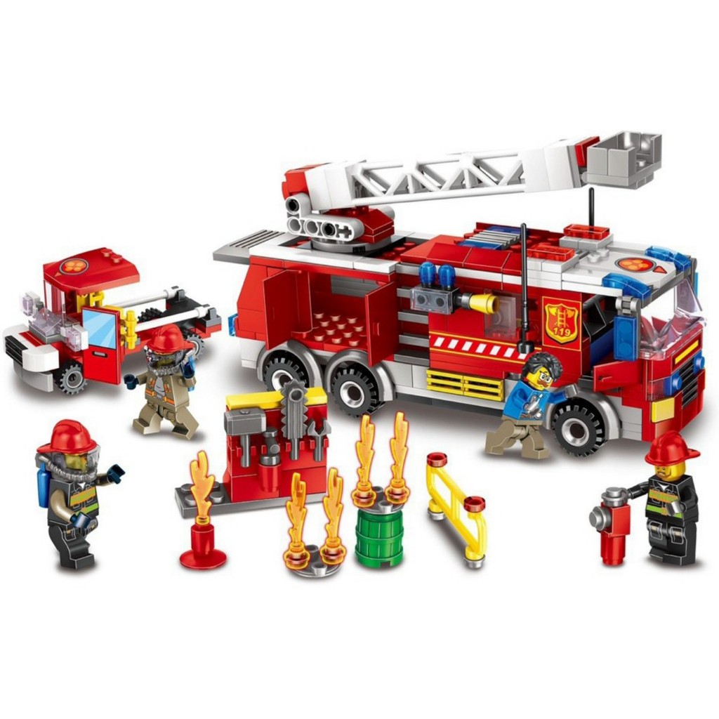 [GIÁ ƯU ĐÃI] LEGO Xếp Hình Biệt Đội Cứu Hoả CITY FIRE 5552 (436 Chi tiết)