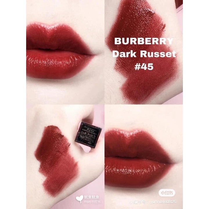 Son BURBERRY KISSES màu 45 Dark russet