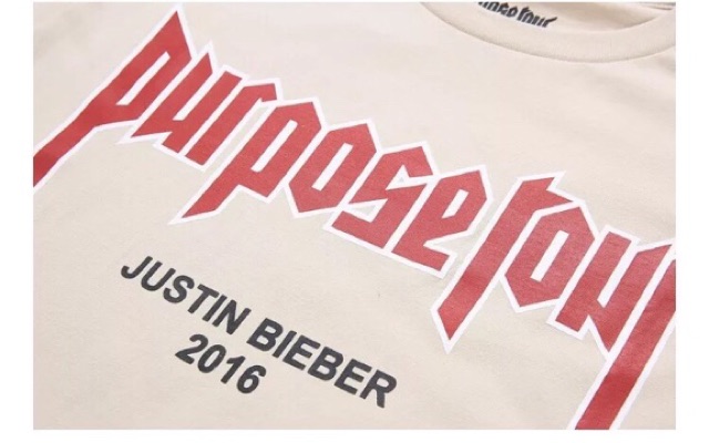 Áo thun Justin Bieber Purpose tour