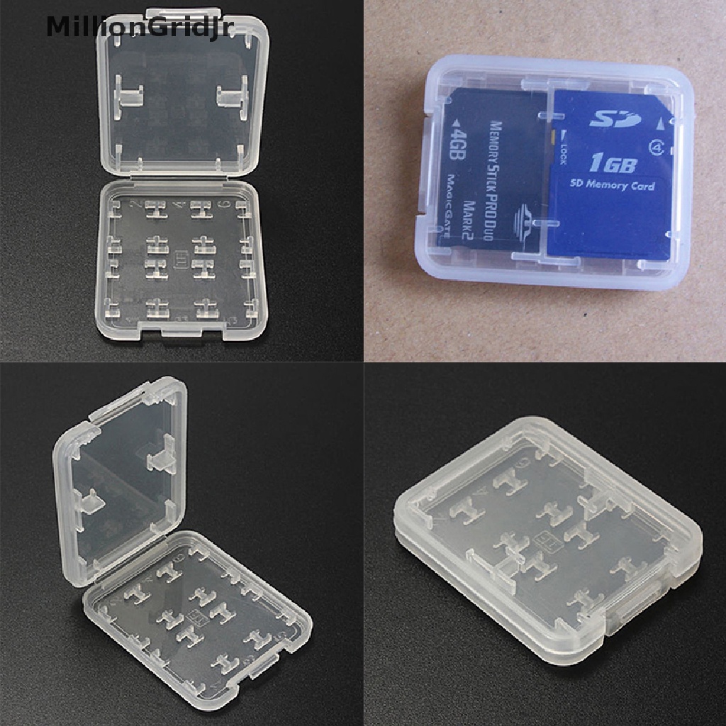 Hộp Đựng Thẻ Nhớ Micro SD TF SDHC MSPD 8 Ngăn Giá Đỡ