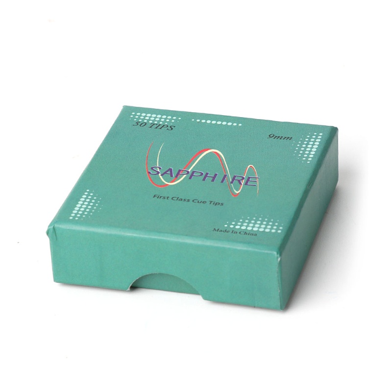 Set 50 đầu cơ bida màu xanh dương 9mm 10mm