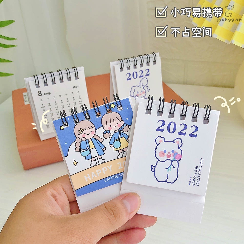 Lịch để bàn 2022 CÓ LỊCH ÂM, KÈM NOTE