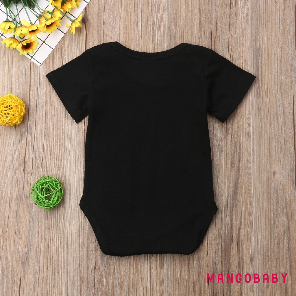 Áo Liền Quần Tã In Chữ Đáng Yêu Cho Bé