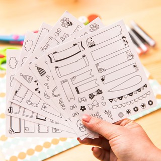 Phụ kiện sổ kế hoạch planner Sticker Hình dán sổ planner