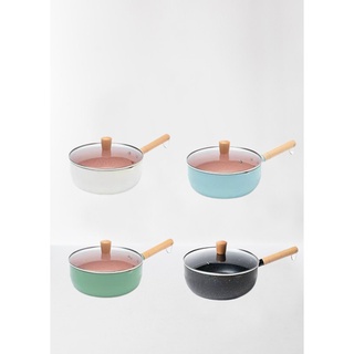 Chảo chống dính sâu lòng 18cm dùng cho mọi loại bếp, chảo bếp từ, chảo bếp điện, bếp ga