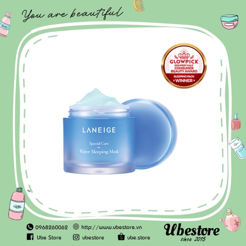 MẶT NẠ NGỦ LANEIGE WATER SLEEPING MASK