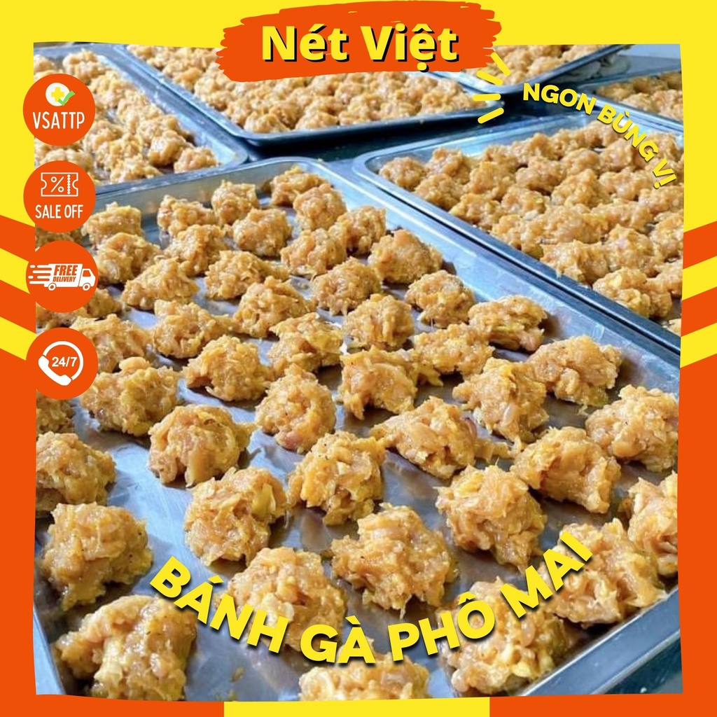 Bánh gà phô mai, bánh gà nhân phô mai thần thánh NÉT VIỆT