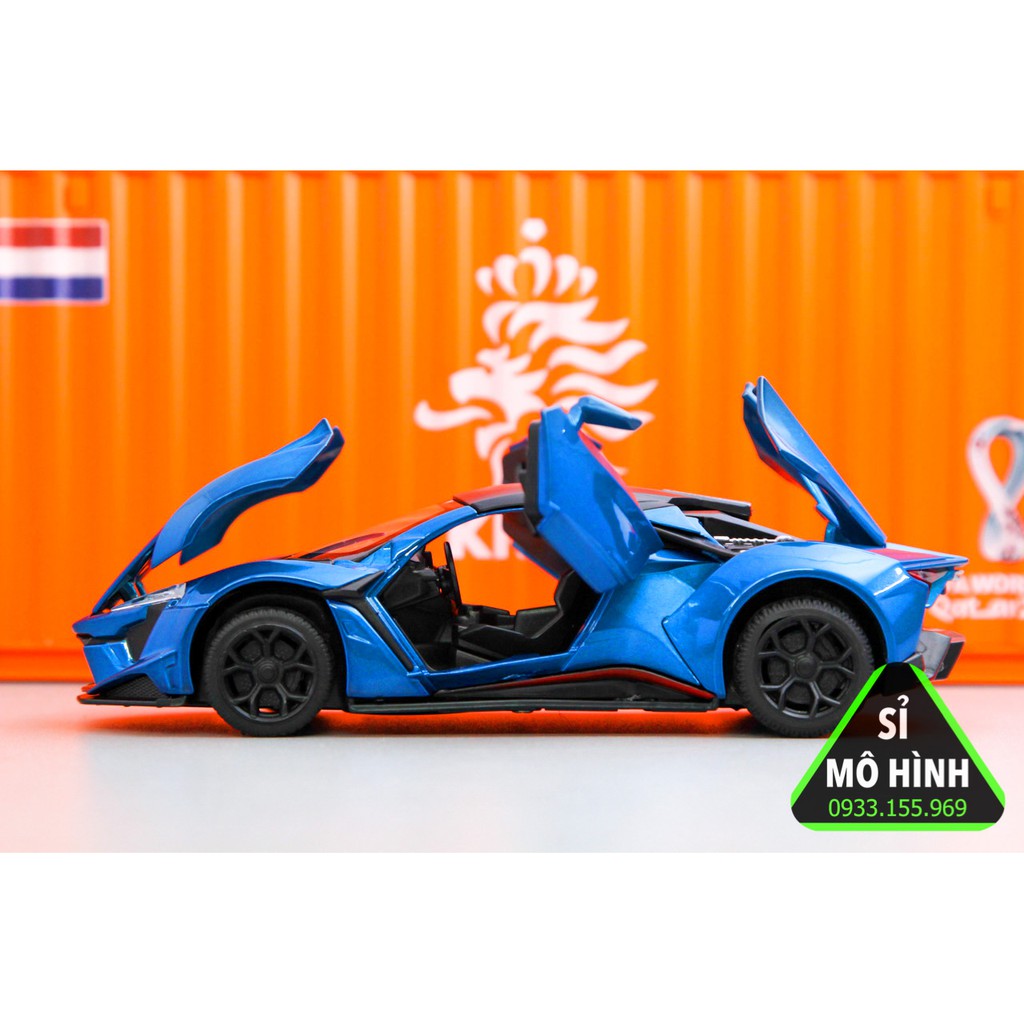 [ Sỉ Mô Hình ] Xe mô hình siêu xe Fenyr SuperSport 1:32 Xanh