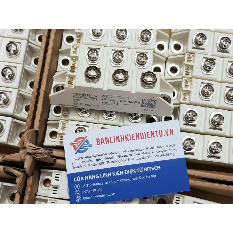 SKKT106/16E, SKKT 106/16E Thyristor Semikron 106A 1600V