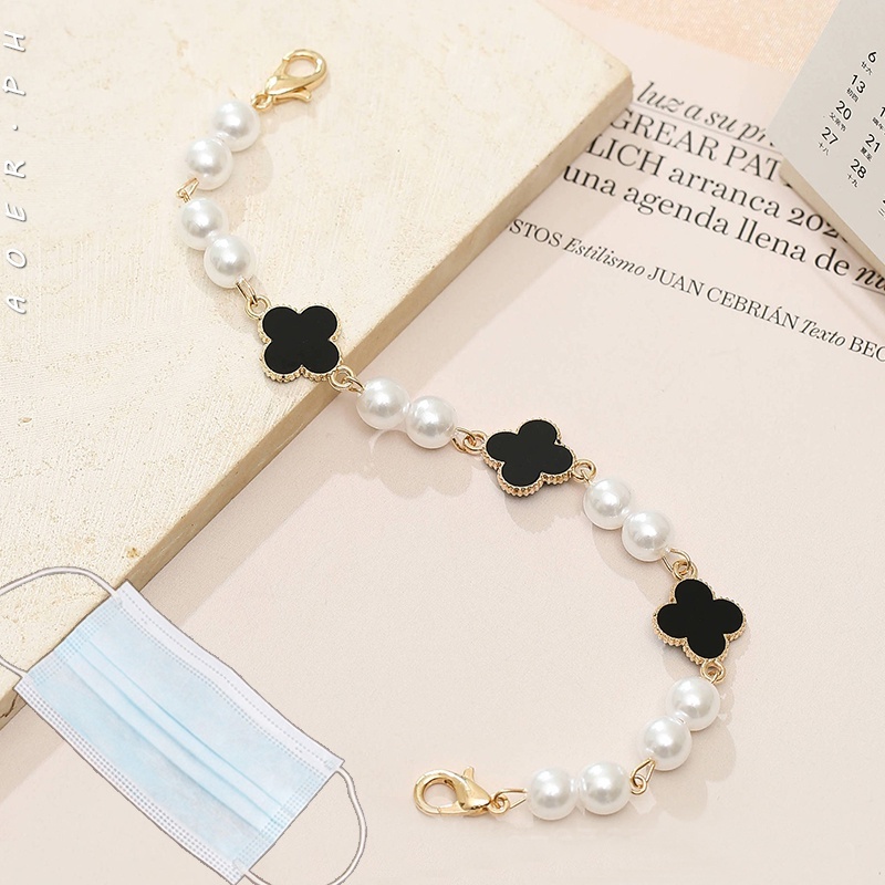 Dây Đeo Mắt Kính Chống Mất 21cm Đính Ngọc Trai Nhân Tạo