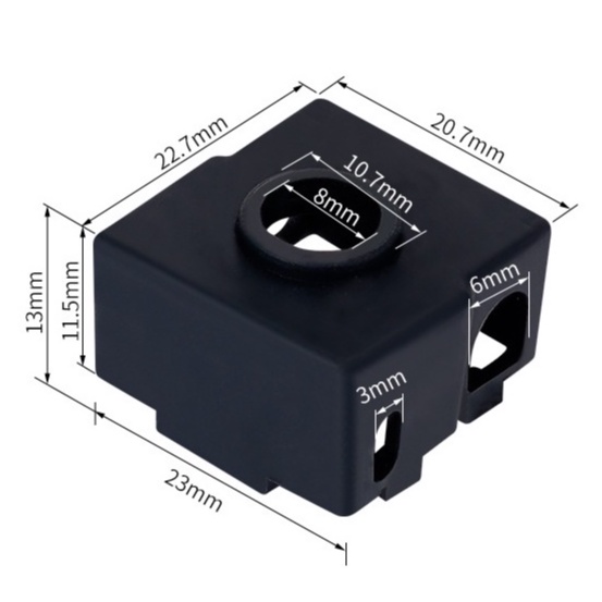 Cụm đầu in J-Head Creality CR6 SE cải tiến tương thích Creality CR-6 SE, Ender 3 v2, Cr10 ,...