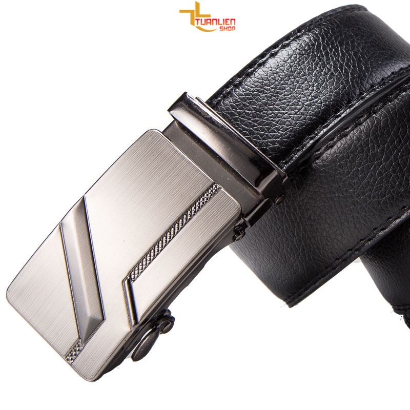 Thắt Lưng Nam Cao Cấp Lv01 Dây Lưng Da Bò Hàng Hiệu Đẹp Chuẩn Dáng Hàn Quốc Dây Nịt Nam Khóa Tự Động