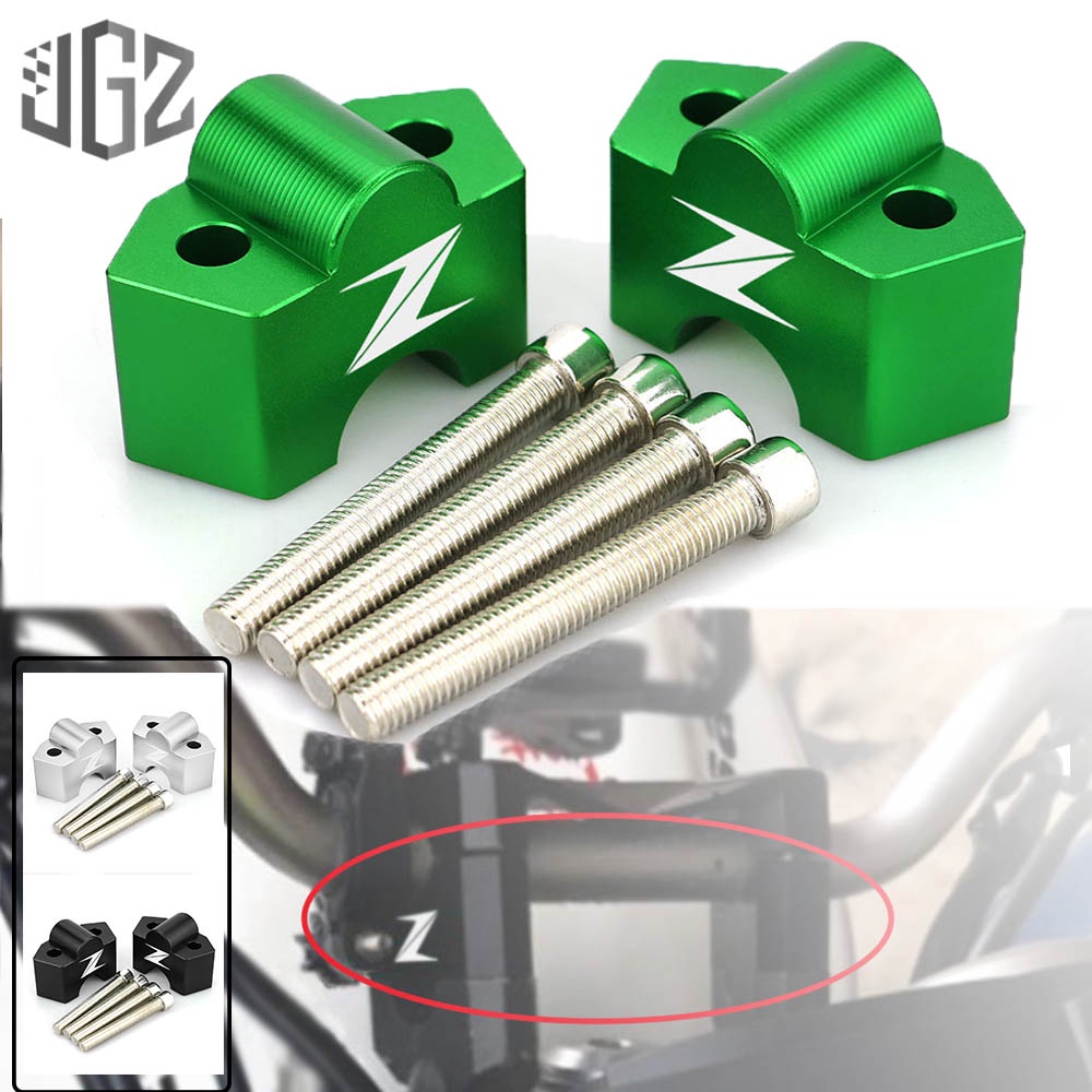 Bộ Kẹp Nâng Ghi Đông Xe Máy 30MM Cho Kawasaki Z800 Z250 Z300 22mm 7 / 8 "