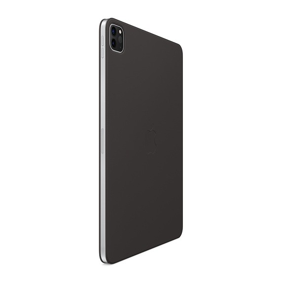 Bao da Smart Case Folio cho iPad Pro 11.0 inch 2020/2021 hít nam châm có in logo quả táo của Apple - Hàng cao cấp