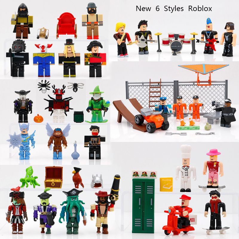 Mô hình linh hoạt mini thiết kế nhân vật game Roblox làm quà tặng cho trẻ em