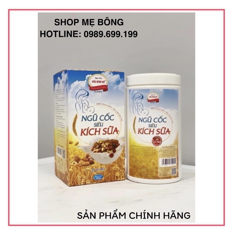 Ngũ cốc siêu kích sữa Cầu Bình An hộp 500gr