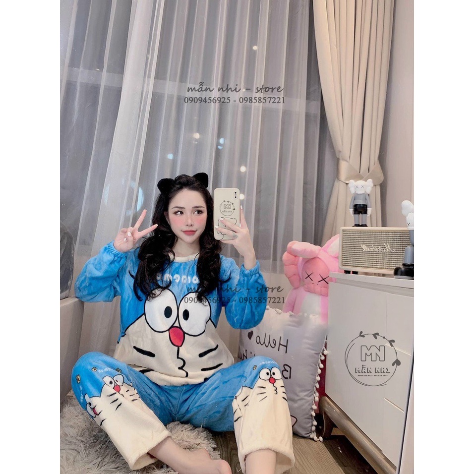 Đồ Bộ Ngủ Mùa Đông- Lông Nhung Mềm Mịn Ấm Giá Rẻ | BigBuy360 - bigbuy360.vn